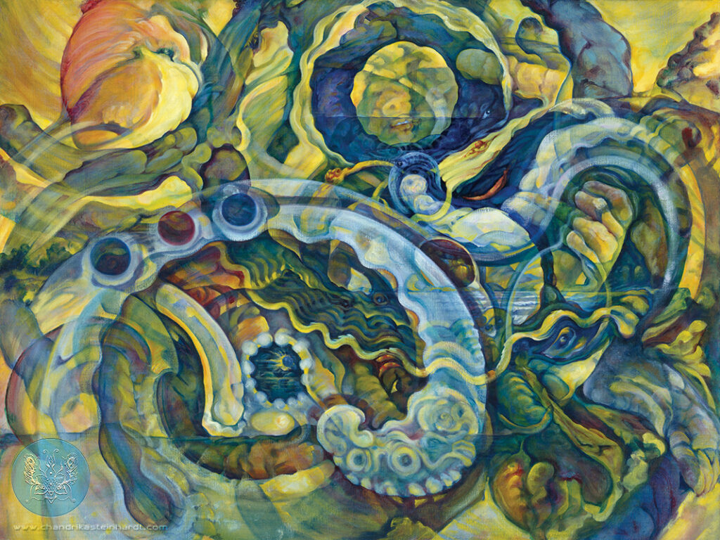 Ocean Dreaming - 1998 - Oil on Belgian Linen (90cm x 120cm).