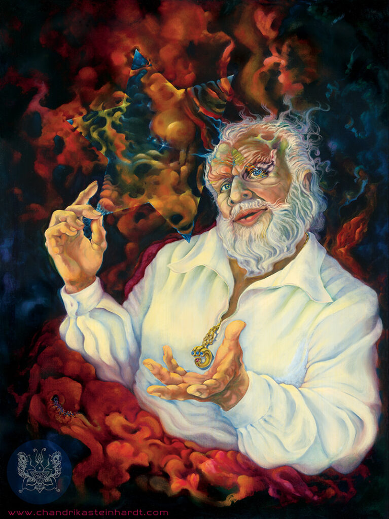 The Fiery Taskmaster - 1994 - Oil on Belgian Linen (120cm x 90cm).